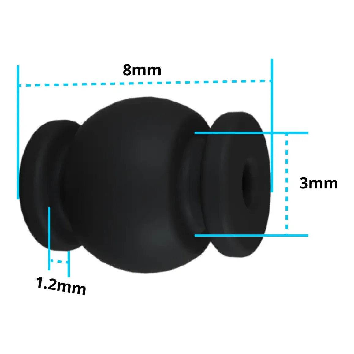 Flywoo O3 Air Unit Rubber Damping Balls 5-Pack