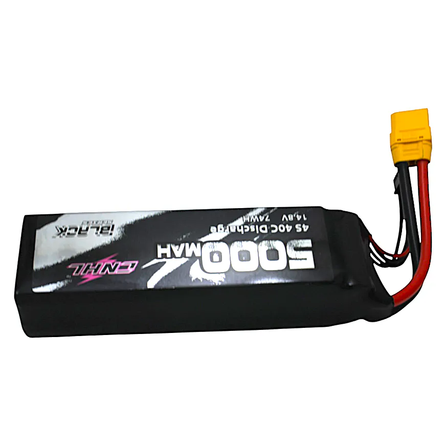 CNHL Black Series 5000mAh 4S 14.8V 40C LiPo Battery (XT90)