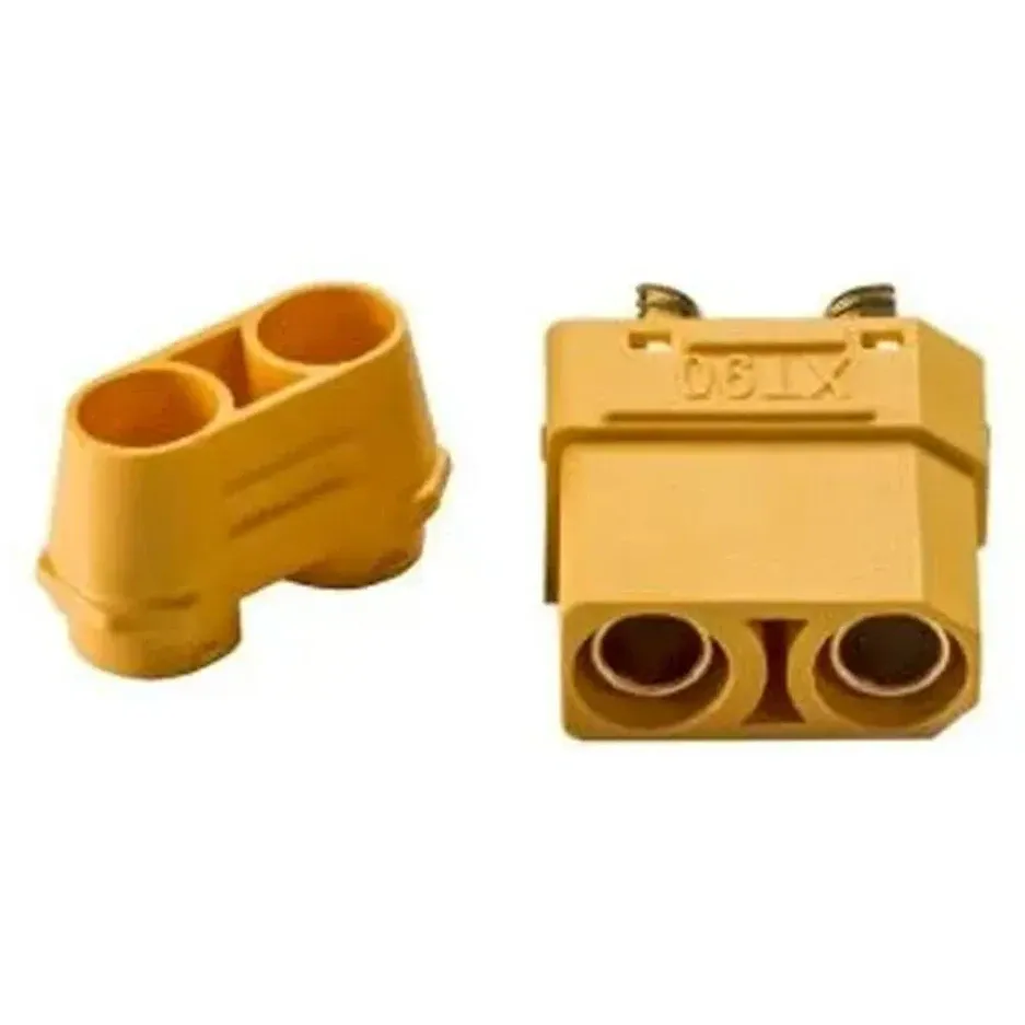 Amass XT90 Male / Female Battery Connector — Housing: Without Housing, Connector: Female