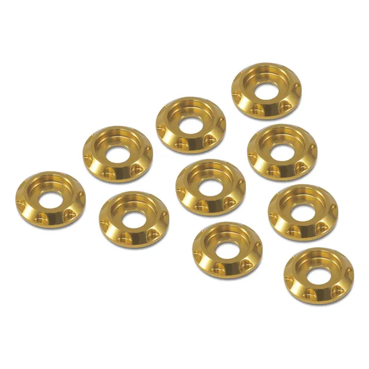 M3 Aluminium Washers (20 pcs) — Color: Gold
