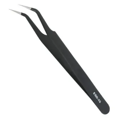 HRC40 Anti-Magnetic Stainless Steel ESD Tweezers