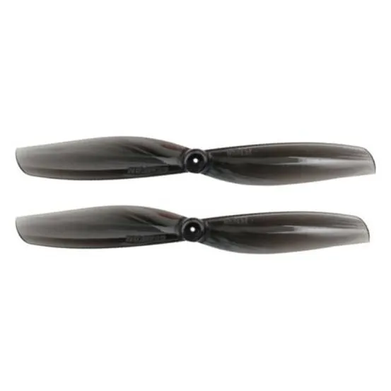 Gemfan 65mm Durable 2-Blade Propellers (Set of 8 — 4CW+4CCW) — Hub: 1.5mm / Color: Clear Black