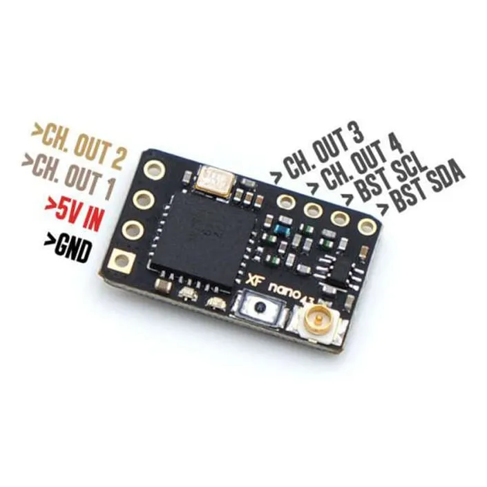 TBS Crossfire Nano RX SE w/ Immortal T V2 Antenna