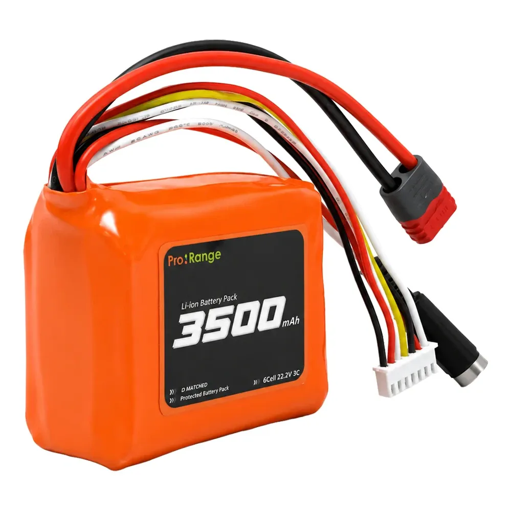 Pro-Range NMC N18650CP 6S1P 22.2V 3500mAh 3C Li-Ion Battery Pack