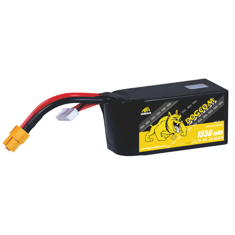 DOGCOM 6S 1550mAh 160C LiPo Battery (XT60)