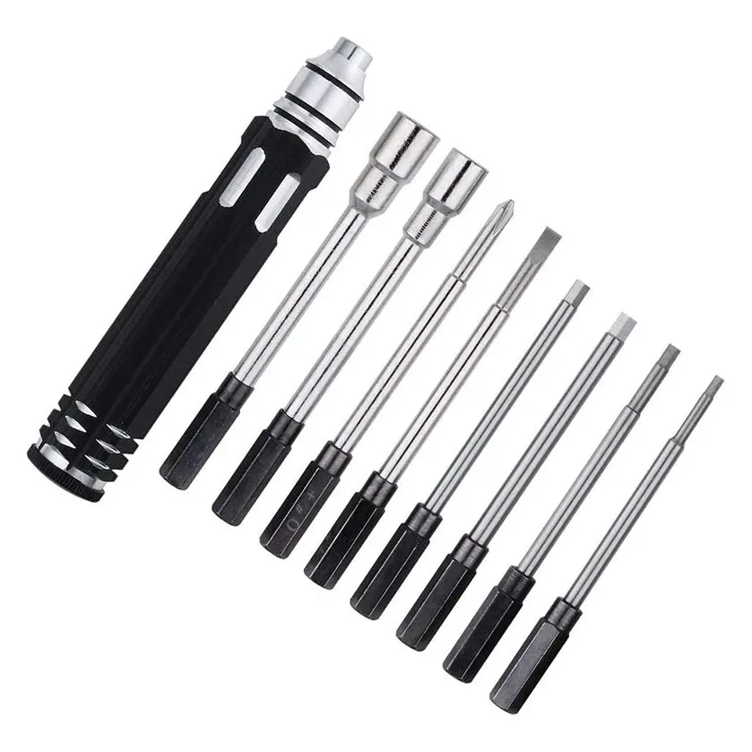 ReadyToSky 8-in-1 Aluminium Hex Screwdriver Tool Kit for RC Models