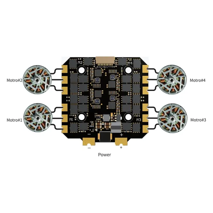 Spedix BLS 100A AM32 3-8S 30x30 4-in-1 ESC