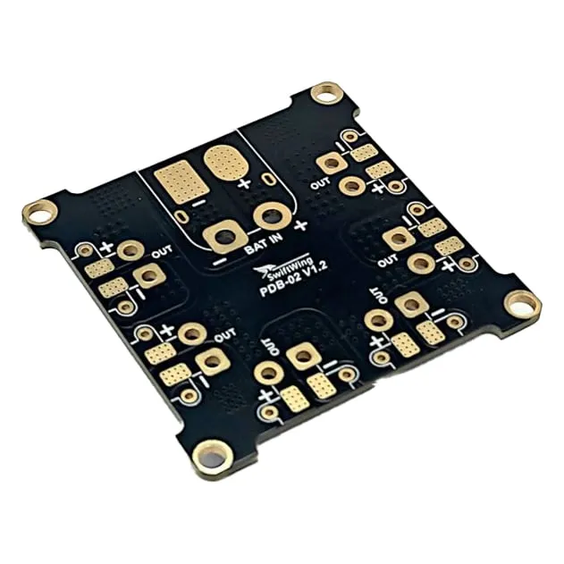SwiftWing PDB02 3S-6S Power Distribution Board — Connector: Direct (No Connectors)