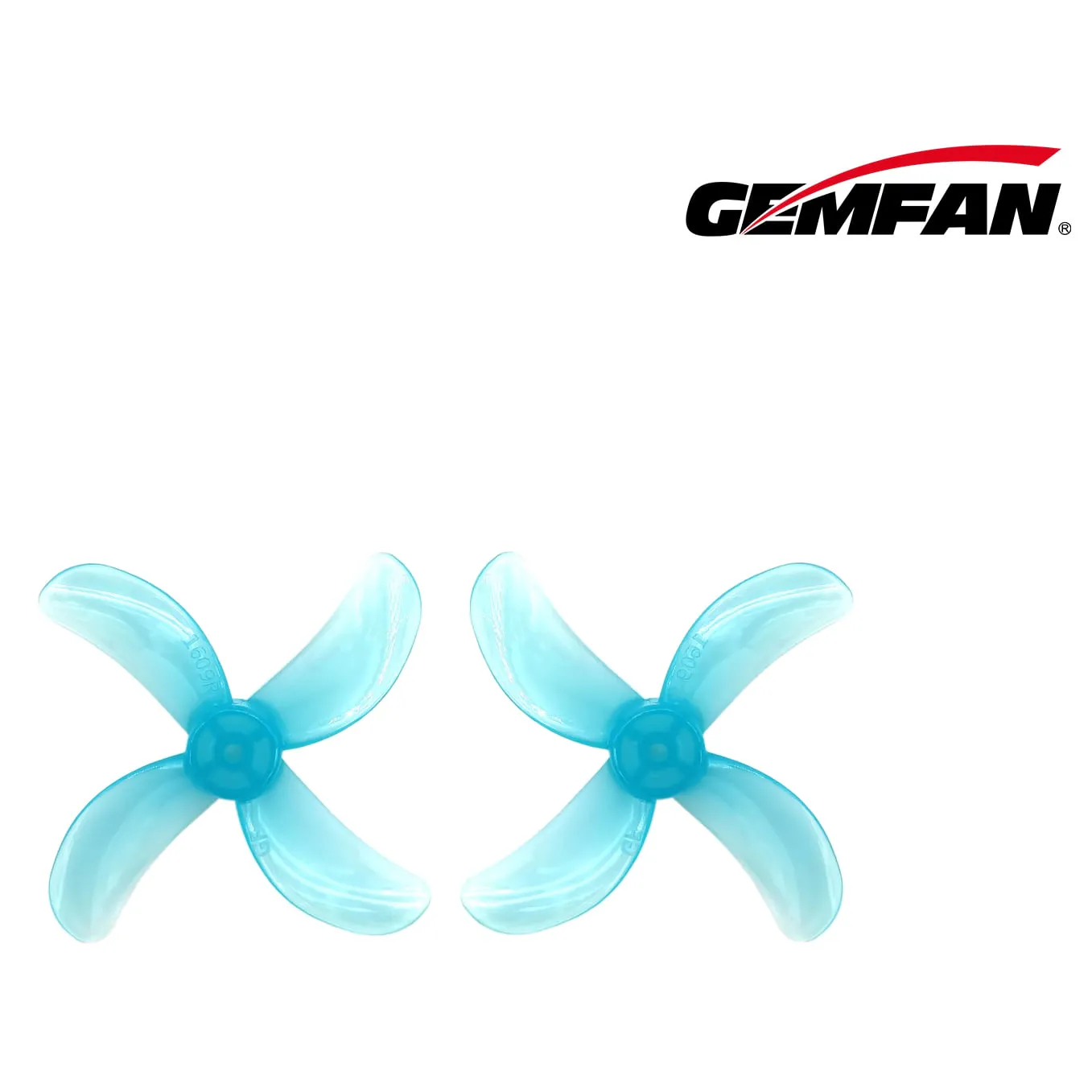 40mm 1609 PC 4-Blade Whoop Propeller (1mm/1.5mm Shaft) (Set of 8 — 4CW+4CCW)