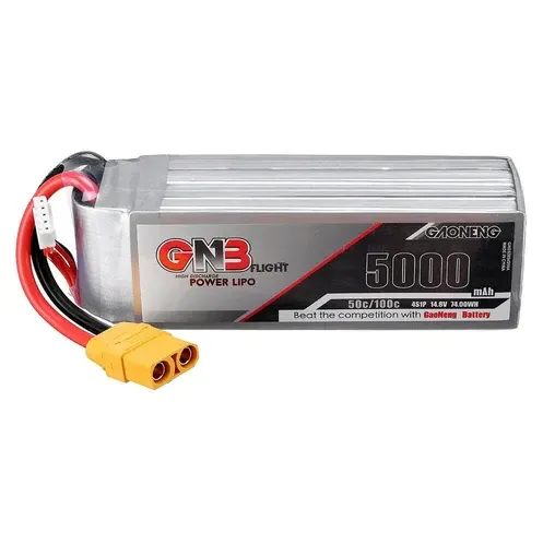 GNB 4S 14.8V 5000mAh 50C LiPo Battery