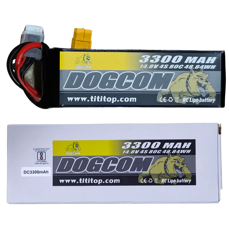 DOGCOM 4S 3300mAh 80C Battery
