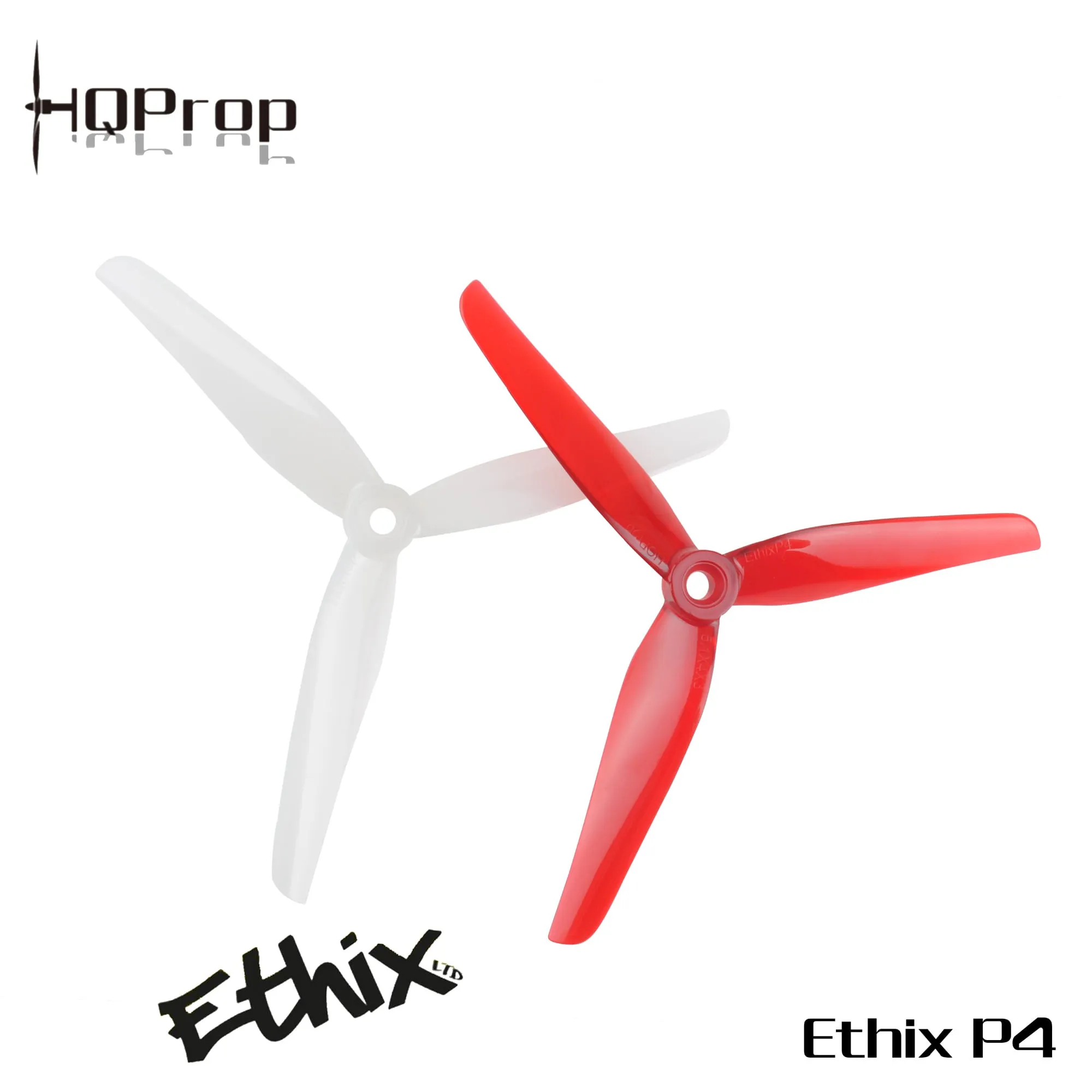 HQProp Ethix P4 Candy Cane 5.1×4×3 Propeller (Set of 4 — 2CW+2CCW)