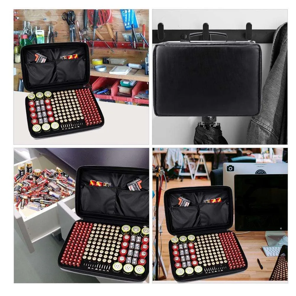 Battery Vault Fireproof Storage Box with BT-168 Tester