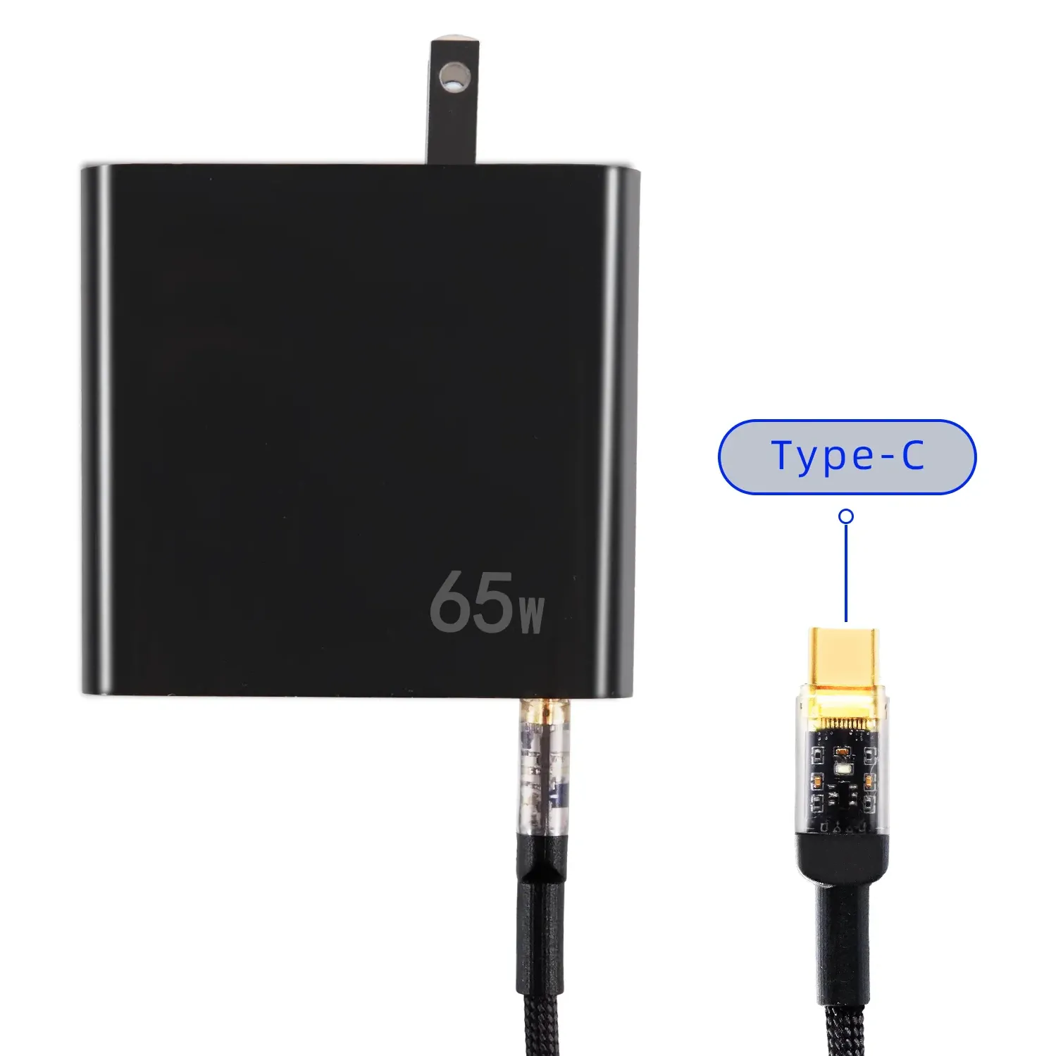 Sequre PD65W Dual-Port Folding Fast-Charging Power Supply