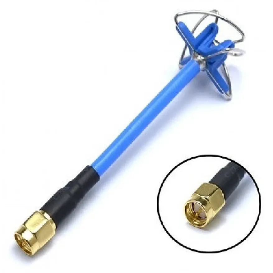4 Leaf Clover 5.8GHz RHCP FPV Antenna (SMA / RP-SMA Male) — Connector: SMA