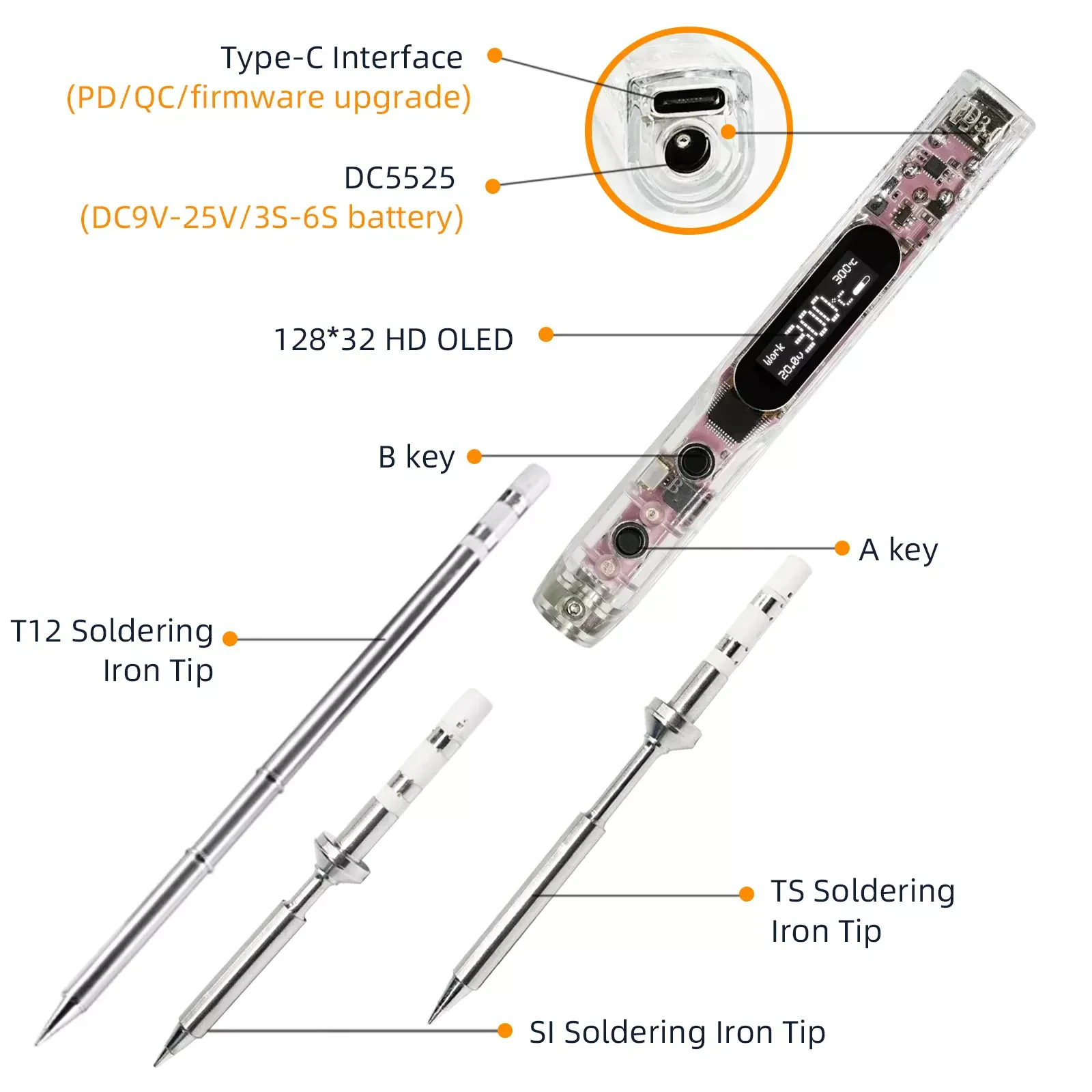 Sequre SI012 Pro Max OLED Soldering Iron
