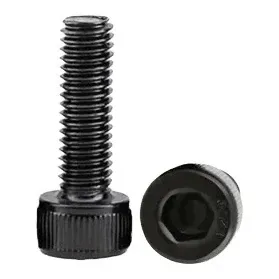 M3 Black 304 Stainless Steel Round Head Hex Socket Screws (Pack of 10)