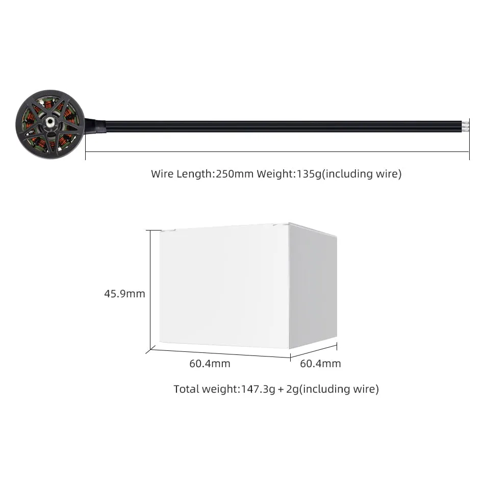 HGLRC MY 3215 900KV 5-6S Brushless Motor
