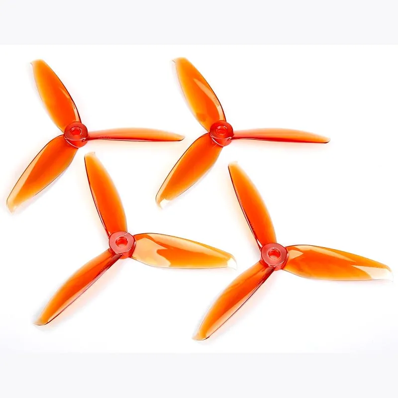 Gemfan Flash 6042 3-Blade Propellers (2 Pairs) — Brand: Generic, Color: Orange, Brand: Gemfan, Color: Whisky