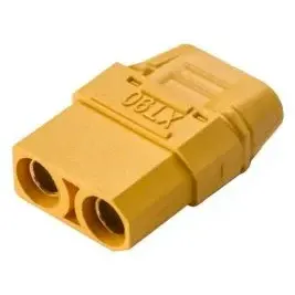XT90H-F Female Battery Connector with Insulating Housing — Color: Yellow