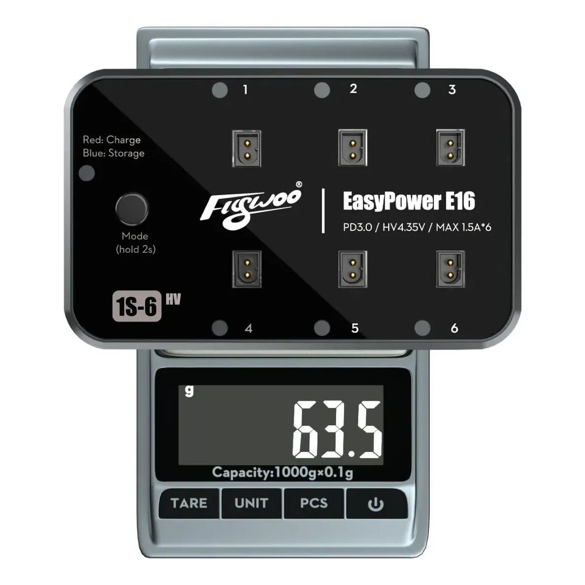 Flywoo EasyPower E16/E24 1S/2S Battery Charger