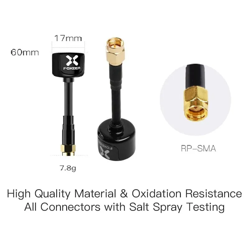 Foxeer Lollipop 4 5.8GHz FPV Antenna — Connector: RP-SMA