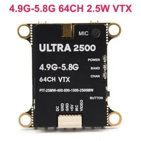 Ultra 2500 VTX 2.5W 5.8G 64CH Adjustable