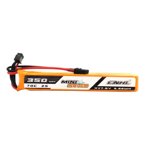 CNHL MiniStar HV 350mAh 2S 7.6V 70C LiPo Battery (3 Pack)