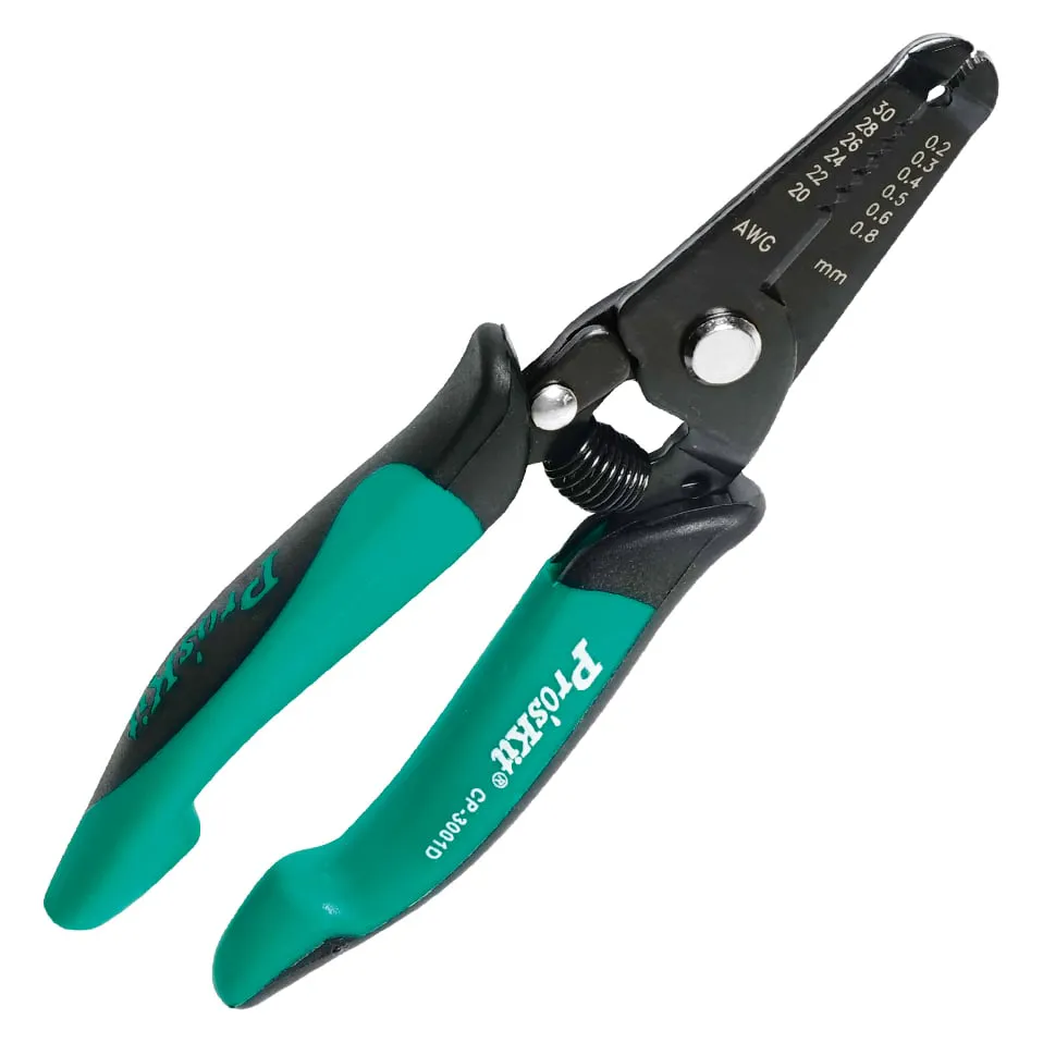 ProsKit Precision Wire Stripper — Gauge Range: AWG 30–20