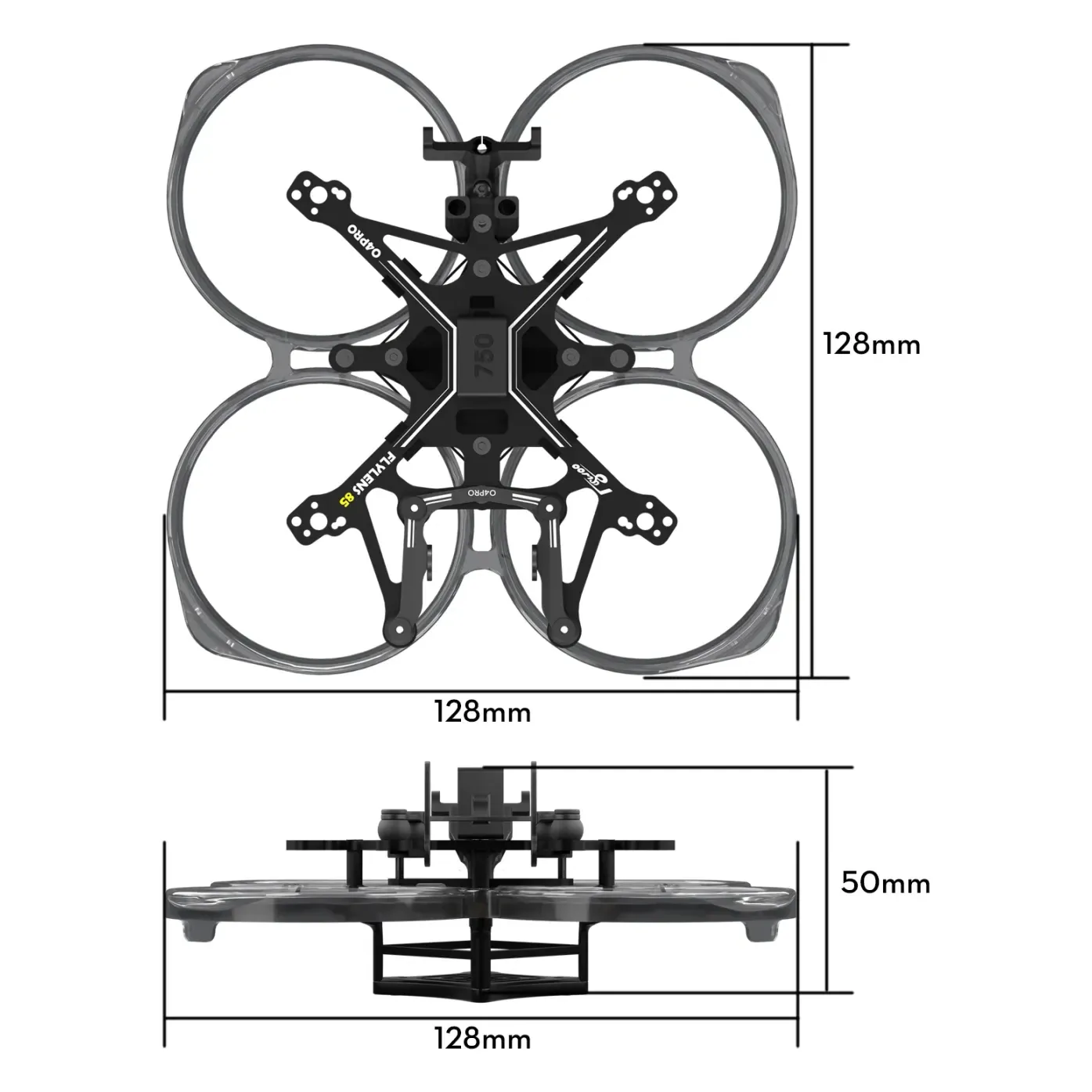 Flywoo FlyLens 85 Frame Kit (O3 Lite / O4 / O4 Pro)