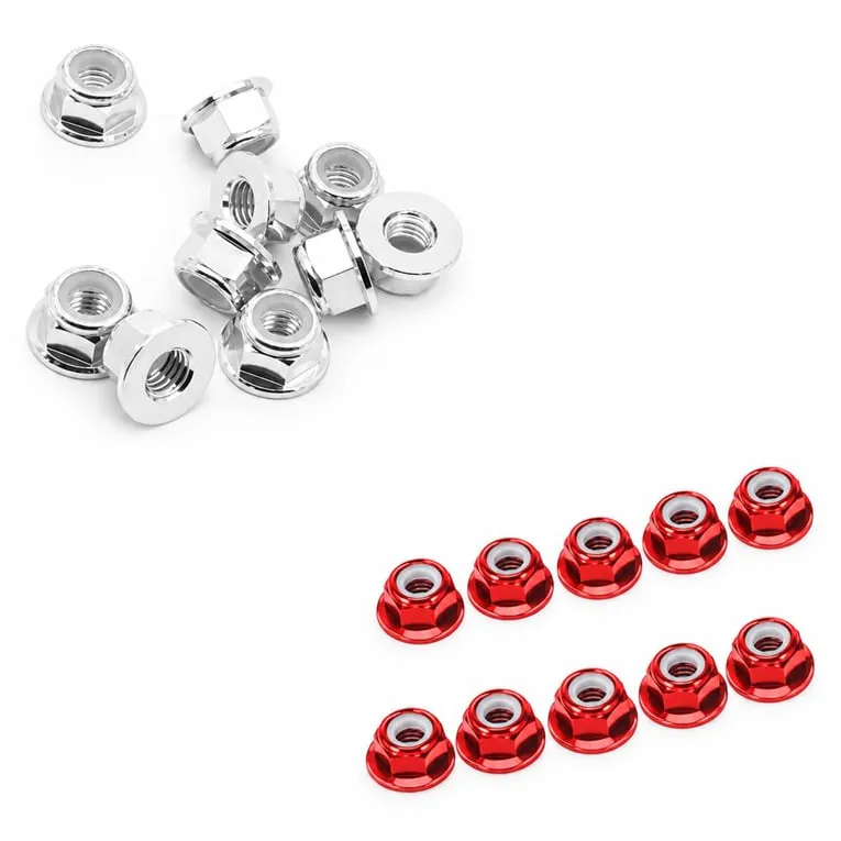 FlyFishRC M5 Aluminium Flange Nylon Lock Prop Nuts (20PCS)