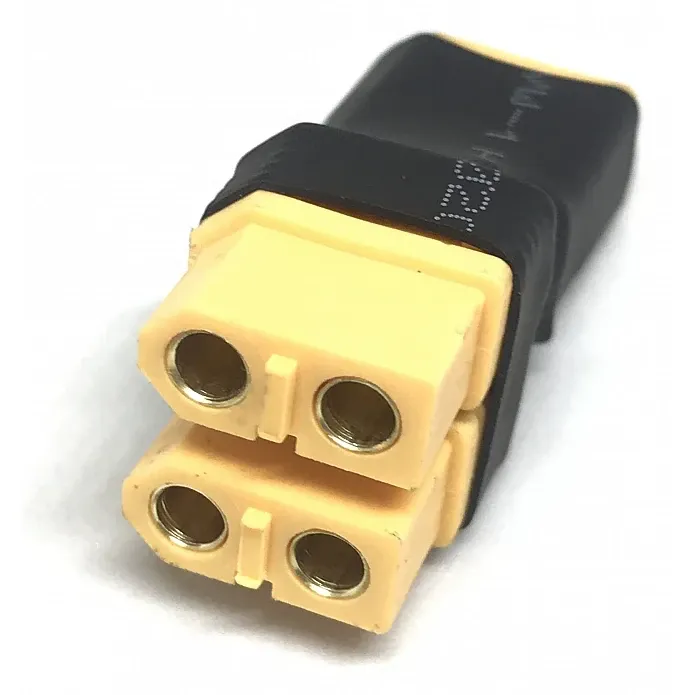 XT60 Parallel Adapter Plug, 1 Male to 2 Female
