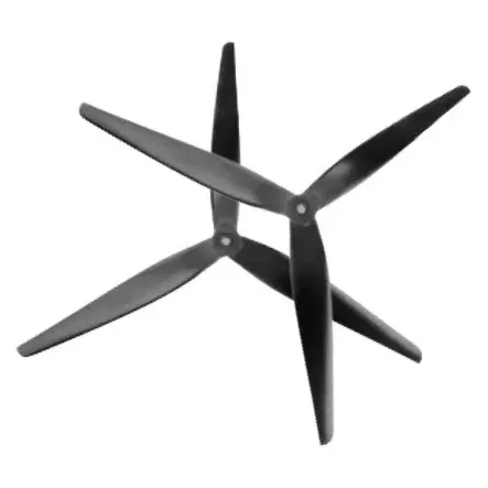 HQProp 13x6.5x3 Glass Fiber Nylon Propellers (1CW+1CCW) - Black