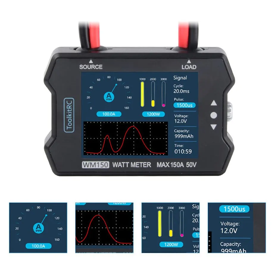 ToolkitRC WM150 Advanced Watt & Power Meter