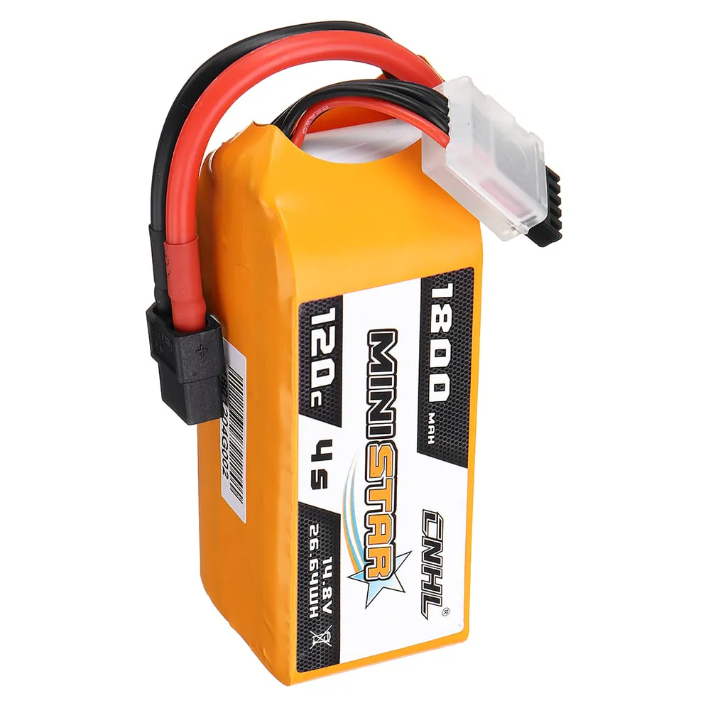CNHL MiniStar 14.8V 4S 1800mAh 120C LiPo Battery XT60
