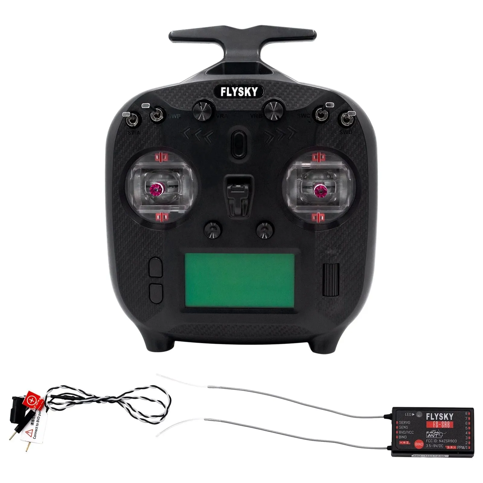 FlySky FS-ST8 2.4GHz Transmitter + FS-SR8 Receiver