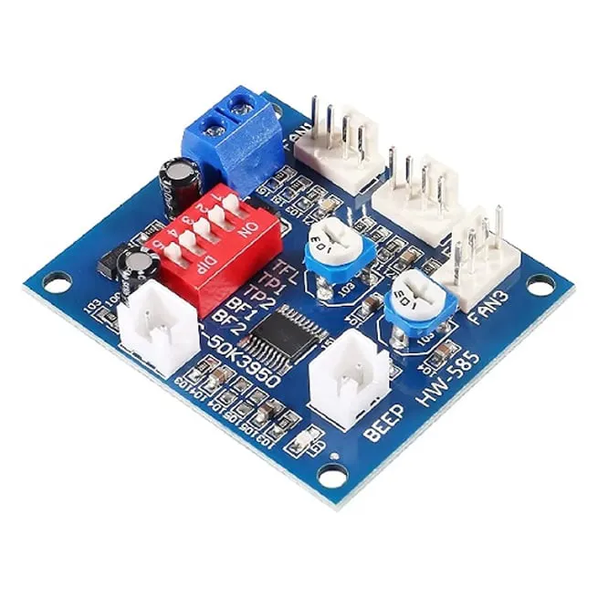 DC 12V PWM Fan Controller with Temperature Probe