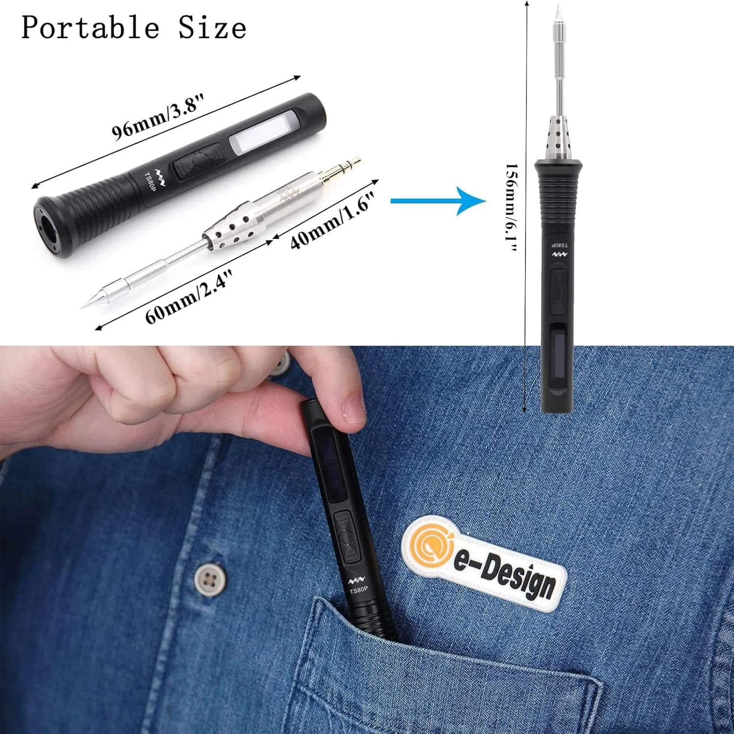 MINIWARE TS80P Portable Smart Soldering Iron