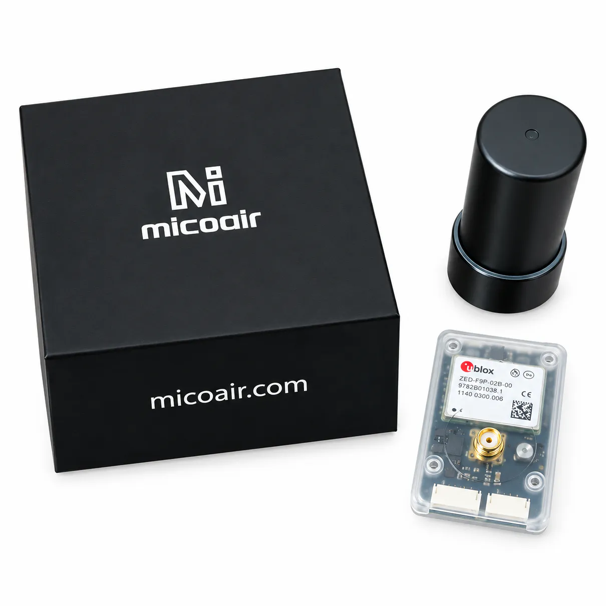 MicoAir MA-RTK-AIR-F9P GNSS Module with Compass