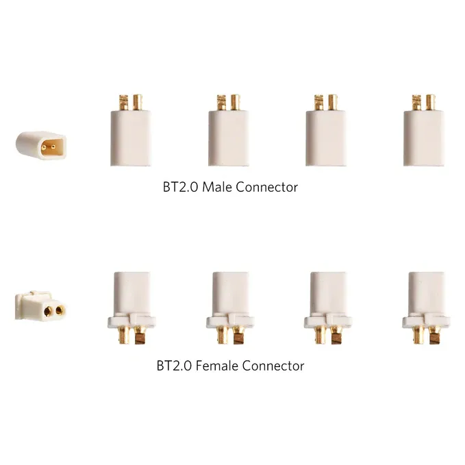 BT 2.0 Connectors (Male/Female Set) — Type: 5 Male + 5 Female Set