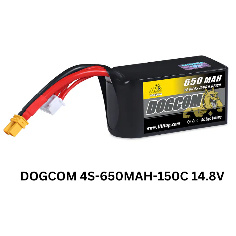 DOGCOM 4S 650mAh 150C LiPo Battery (XT30)