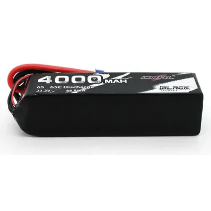 CNHL Black Series 4000mAh 6S 22.2V 65C LiPo Battery (EC5)