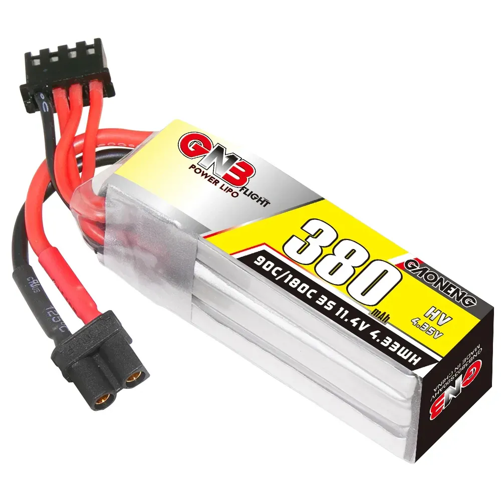 GNB 3S 380mAh 90C LiPo Battery (XT30)