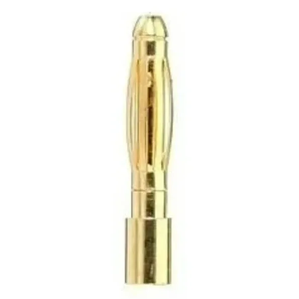 Gold Plated Copper Banana Bullet Connector 2-6mm, Male/Female