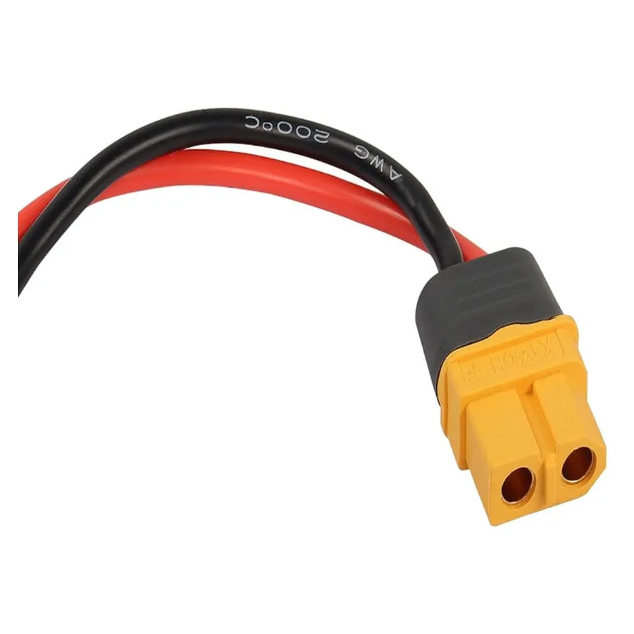 Silicone XT60 Female Connector w/ 12AWG 10cm Power Cable