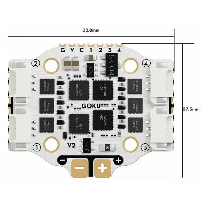 Flywoo GOKU BS 20A 4IN1 V3 ESC W/ LED
