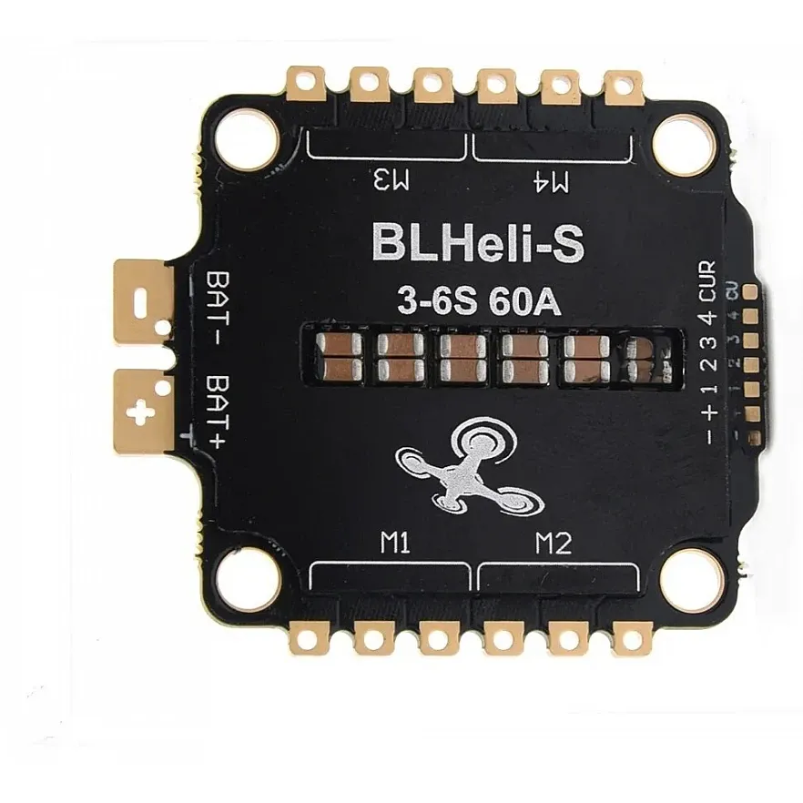 60A BLHeli_S 4-in-1 3-6S Brushless ESC