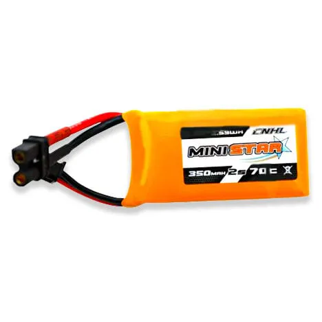 CNHL MiniStar 350mAh 2S 7.4V 70C LiPo Battery