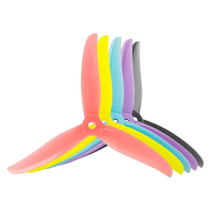 Gemfan Hurricane 4937 3-Blade Propeller (Set of 4 — 2CW+2CCW)