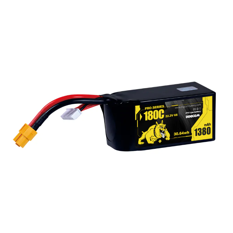 DOGCOM 1380mAh 180C 6S 22.2V LiPo XT60
